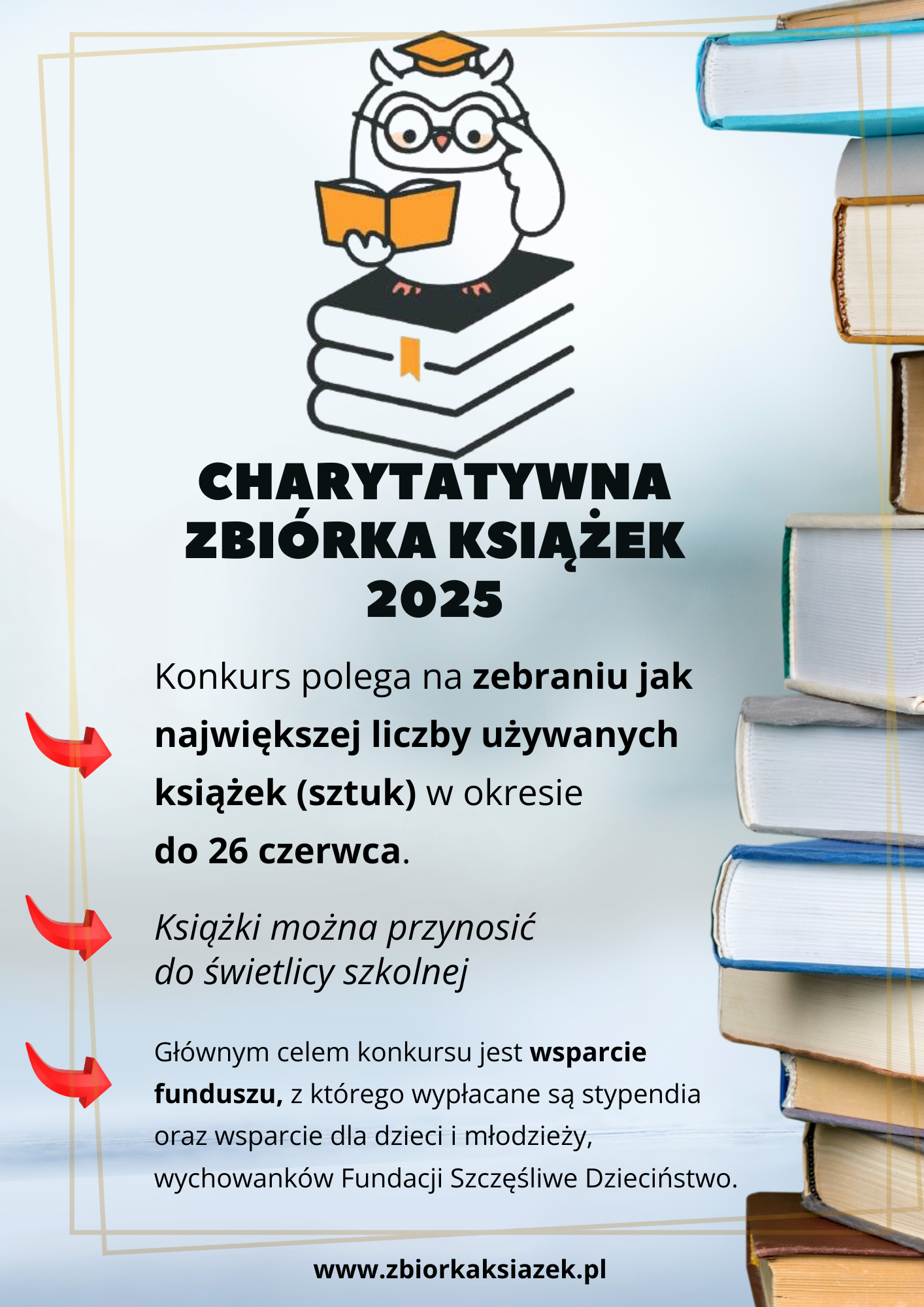 Akcja charytatywna - zbiórka książek
